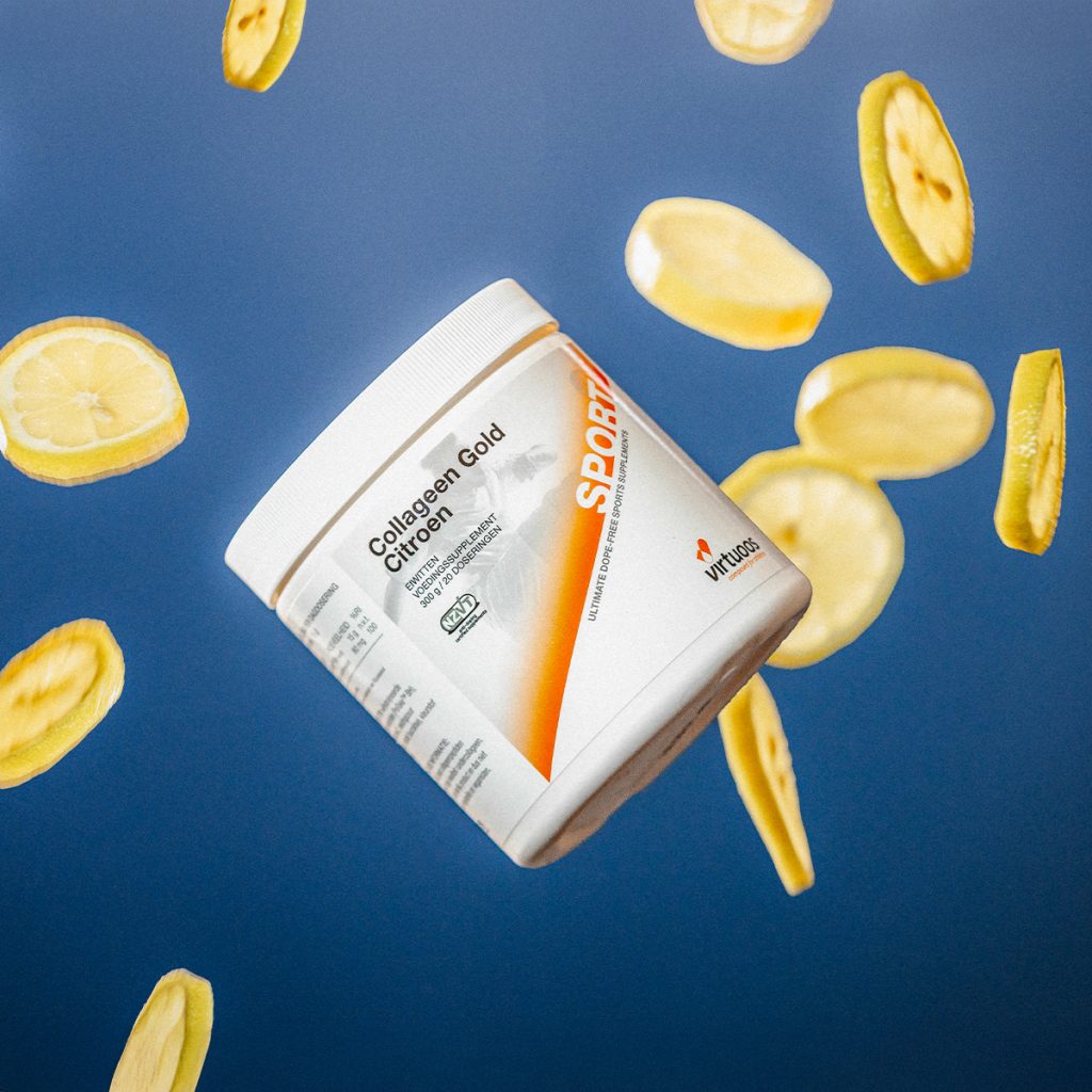 sprankelende pot virtuoos collageen gold citroen smaak