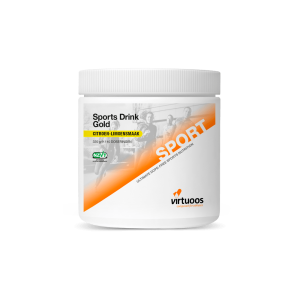 afbeelding van pot virtuoos sports drink gold sportdrank in smaak citroen-limoen