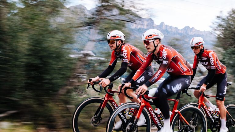 pro cycling team lotto intermache during trainingcamp january 2026