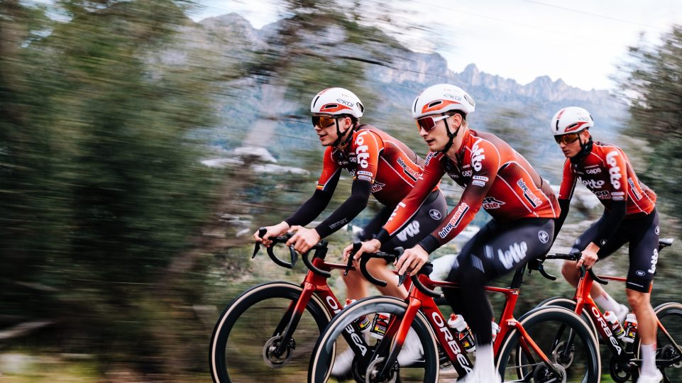 pro cycling team lotto intermache during trainingcamp january 2026